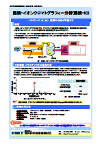 燃焼-イオンクロマトグラフィ－分析(燃焼-IC)