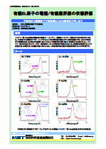 有機EL素子の電極/有機層界面の状態評価