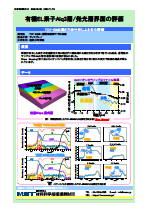 有機EL素子Alq3層/発光層界面の評価