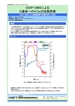 SSDP-SIMSによるSi基板へのGa,Alの拡散評価