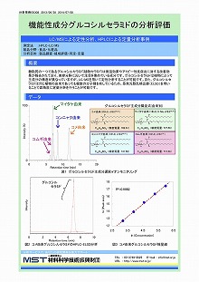 機能性成分グルコシルセラミドの分析評価