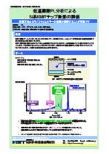 低温顕微PL分析によるSi系IGBTチップ断面の評価