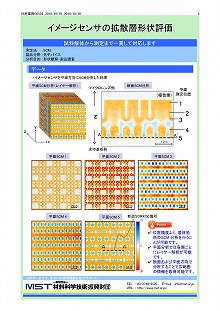 SCMによるイメージセンサの拡散層形状評価