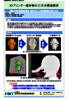 3Dプリンター造形物の三次元構造解析