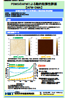 PDMSのAFMによる動的粘弾性評価 【AFM-DMA】