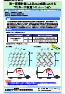 第一原理計算によるALD成膜におけるプリカーサ吸着シミュレーション