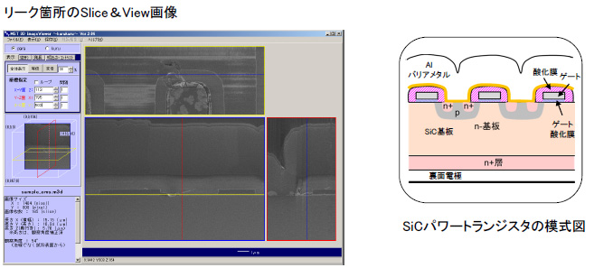 Slice＆View SEM Image,SEM image  of the fracture location