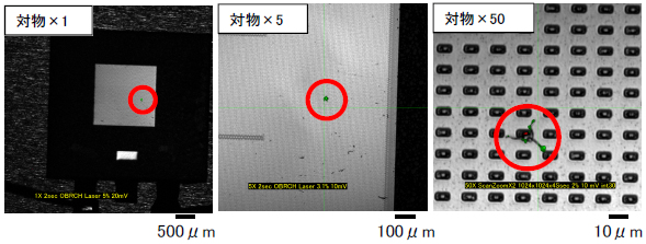 OBIRCH測定結果： Si-Power MOSFET