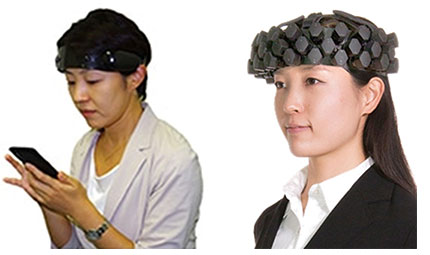 Fig.Examples of wearable optical topography devices<