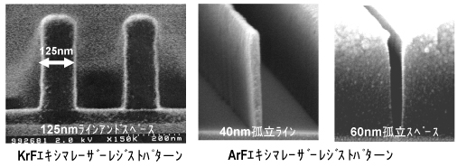 ��2����ȯ����KrF��ArF�쥸��������SEM�̿�